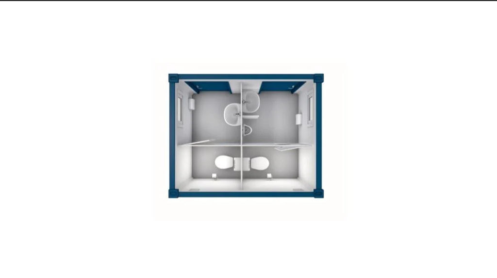 10-FOOT SANITARY CONTAINER (Male/Female)