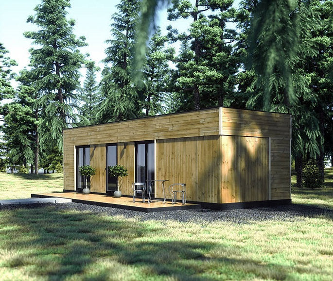 Container home, mobile T1, 35 m²